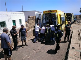 Rescate del afectado