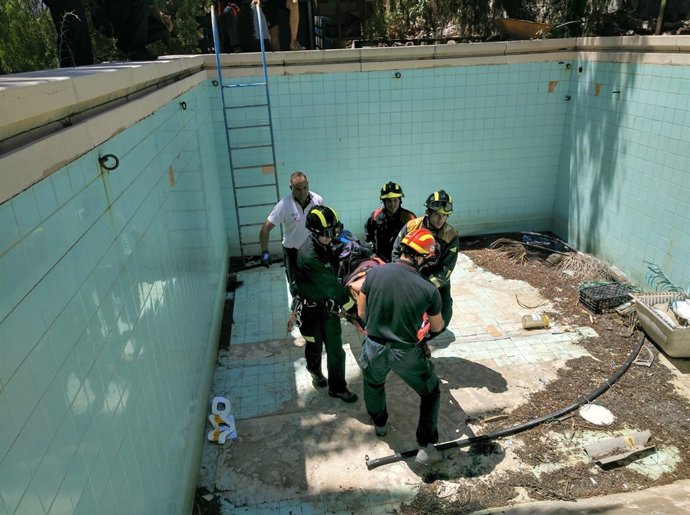 Rescate del afectado