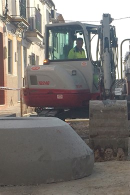 Aljarafesa realiza obras de mejora en Santiponce 