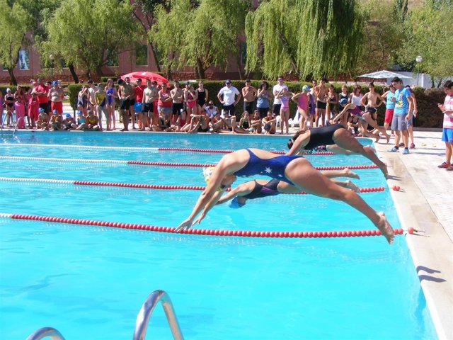 Prueba del Circuito Provincial de Natación.