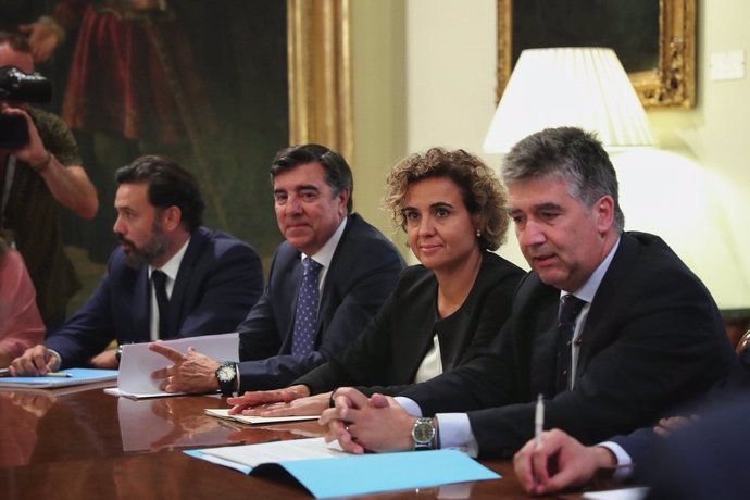 Dolors Montserrat e Ignacio Cosidó, portavoces del PP 