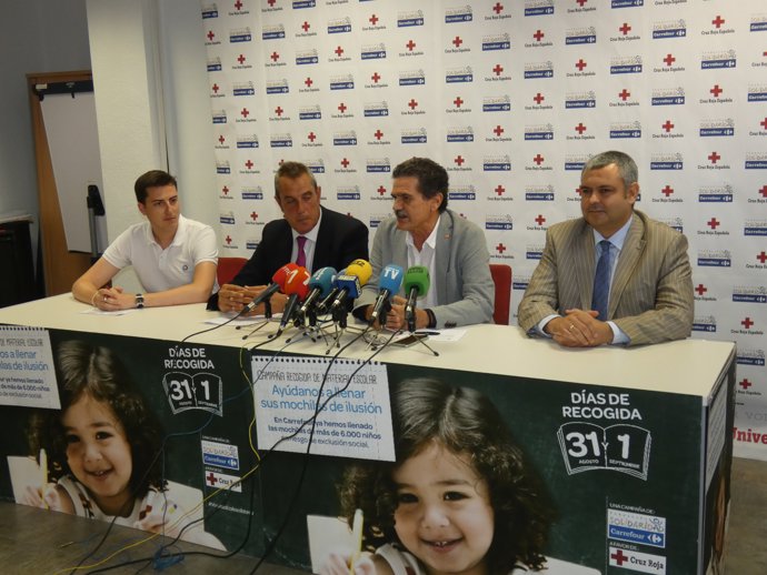 Miras y Herrero presentan la X Campaña 'Vuelta al Cole Solidaria'