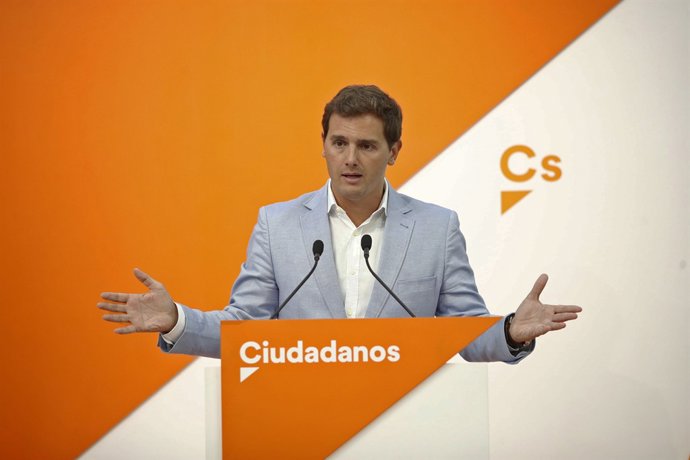 El president de Cs, Albert Rivera