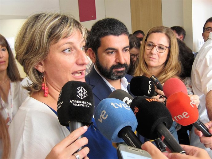 Alba Vergés, Chakir El Homrani, consellers de la Generalitat de Catalunya