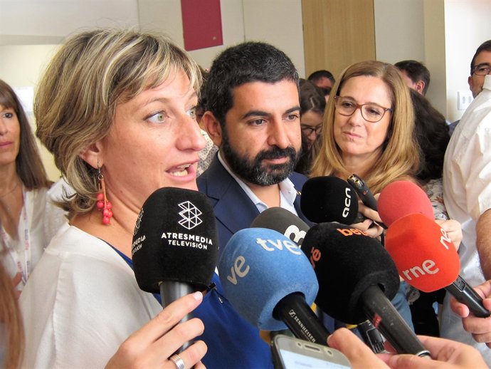 Alba Vergés, Chakir El Homrani, consellers de la Generalitat de Catalunya