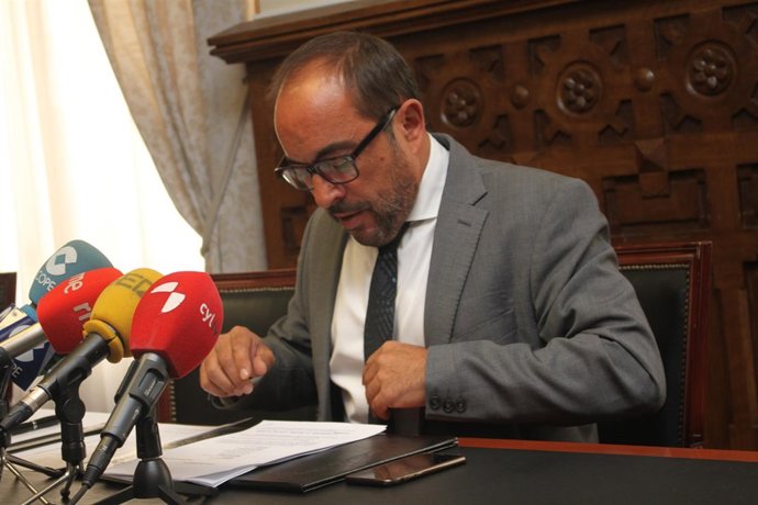 El presidente de la Diputación de Soria, Luis Rey. 