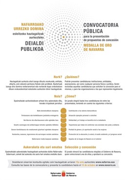 Cartel de la convocatoria. 