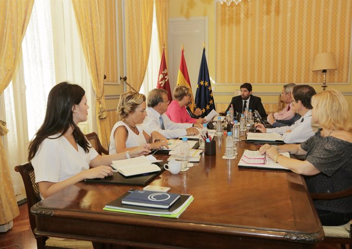 Consejo de Gobierno en Cartagena con López Miras a la cabeza 