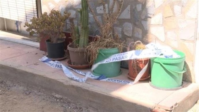 Vivienda donde ocurrió el crimen