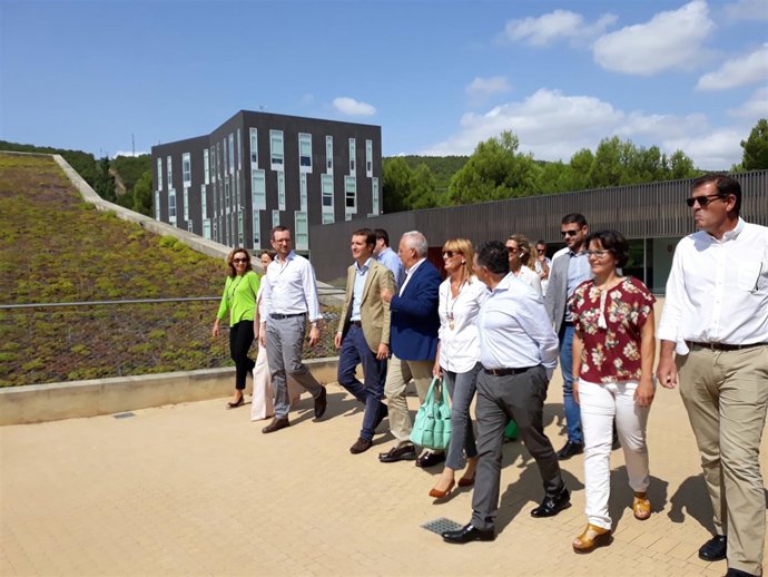 Casado en visita a Bodega Institucional de La Grajera en Logroño