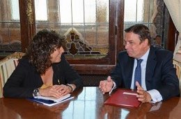 Jordà i Planas, durant la reunió