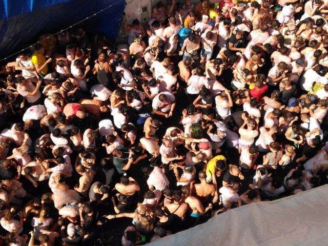 Tomatina de récord en Buñol