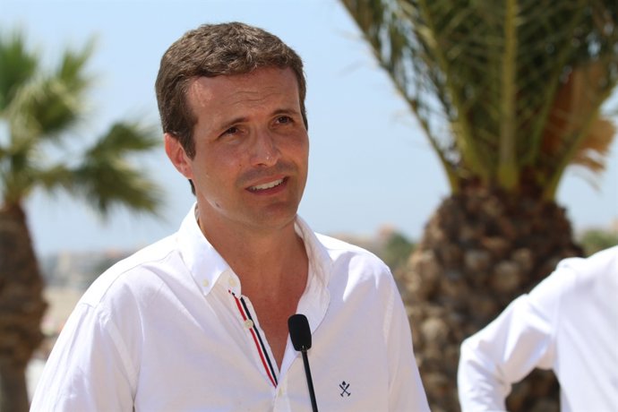 Pablo Casado a Roquetas de Mar (Almeria)