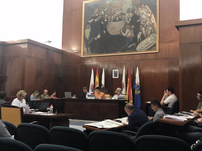 Pleno del Ayuntamiento de Santander (agosto 2018)