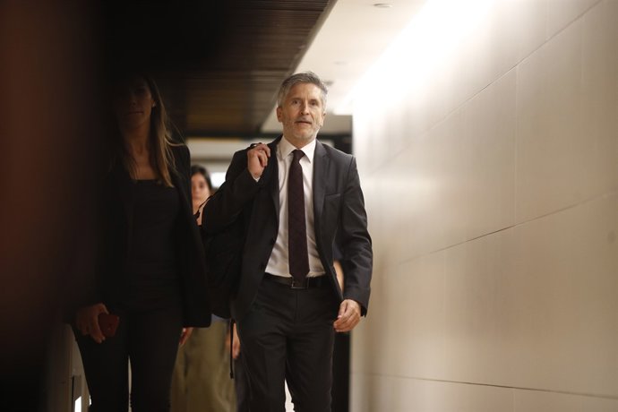 Compareixença de Grande-Marlaska en la Comissió d'Interior al Congrés
