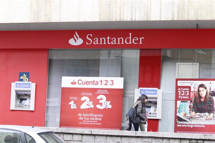 Foto de archivo del Banco Santander