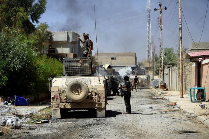 Miembros del grupo de Contraterrorismo de Iraq