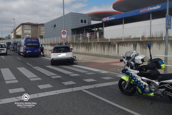 Imagen del accidente.