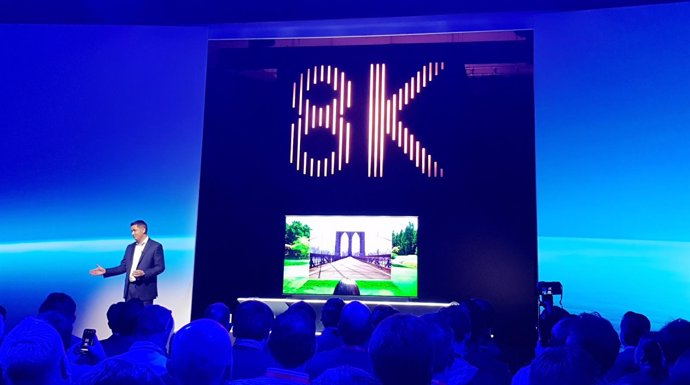 Presentación de televisores Samsung 8K en IFA 2018