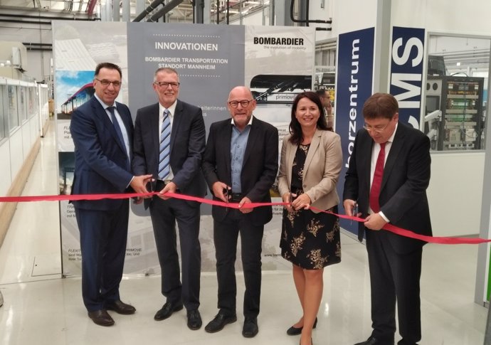 Inauguración en Manheim Bombardier.