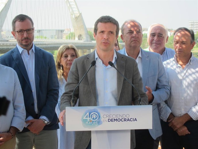 Pablo Casado en Mérida (Badajoz)                 