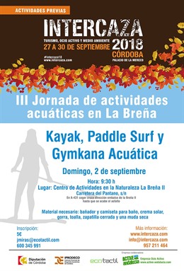 Actvidades del programa previo de Intercaza