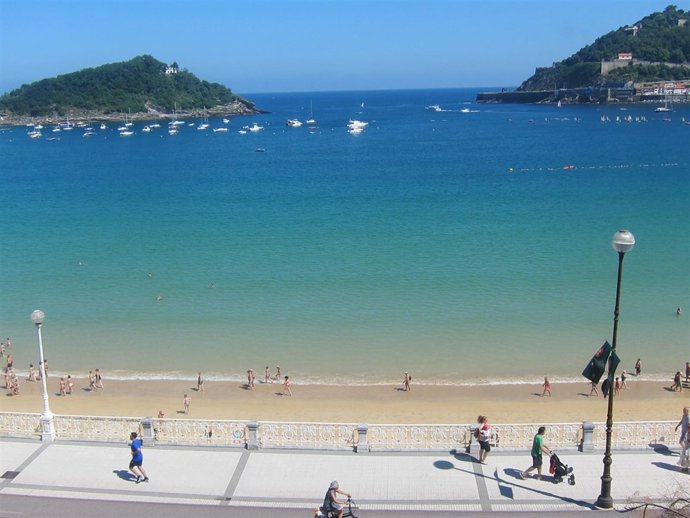 Playa de la Concha de San Sebastián            