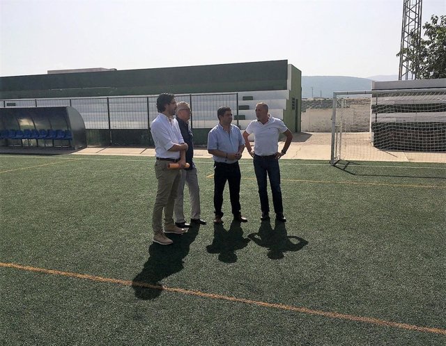Visita al campo de fútbol Sebastián Barajas.