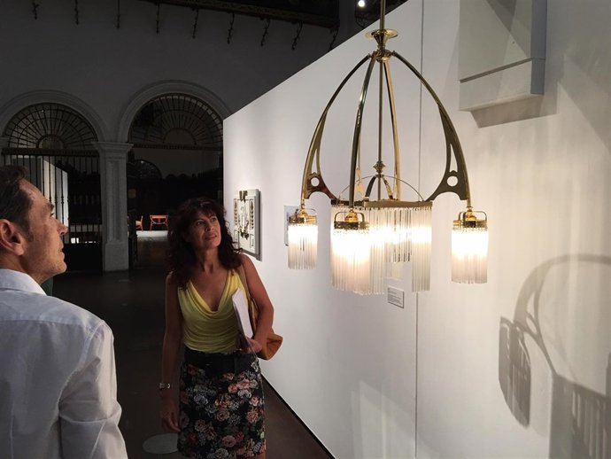 Ana Redondo, en la inauguración de la exposición sobre Modernismo 30-8-2018