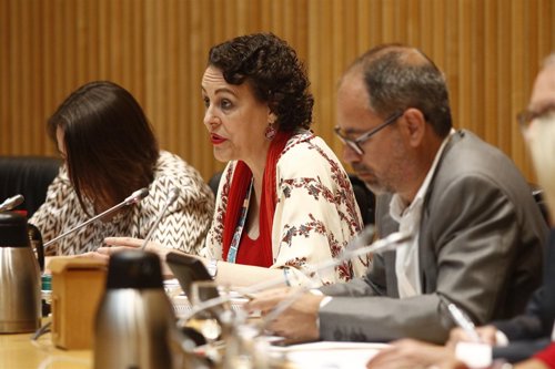 La ministra de Trabajo, Migraciones y Seguridad Social, Magdalena Valerio, compa