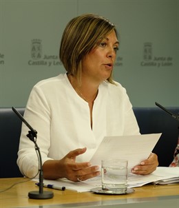 La consejera de Agricultura y Ganadería, Milagros Marcos, 30-8-18