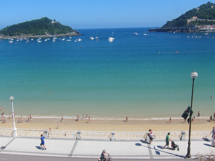 Playa de la Concha de San Sebastián            