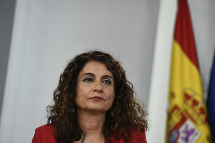 Roda de premsa de la ministra d'Hisenda, María Jesús Montero