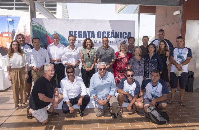 Acto institucional con motivo de la regata Huelva-La Gomera. 
