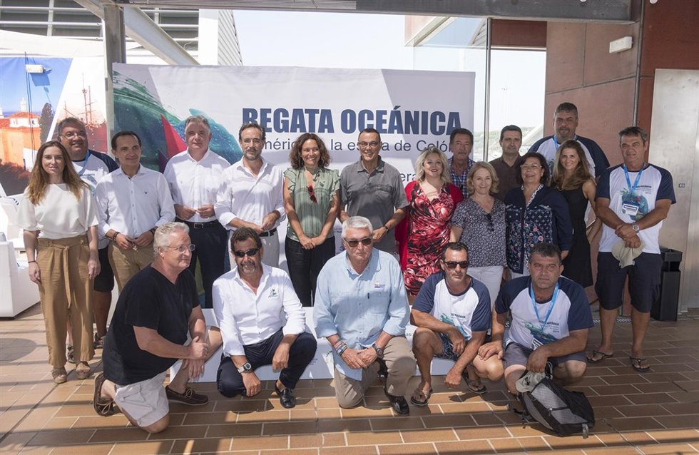 Acto institucional con motivo de la regata Huelva-La Gomera.