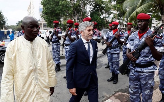 Marlaska de visita oficial en Senegal