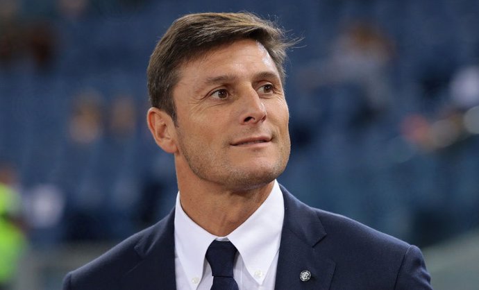 El vicepresidente del Inter de Milán, Javier Zanetti