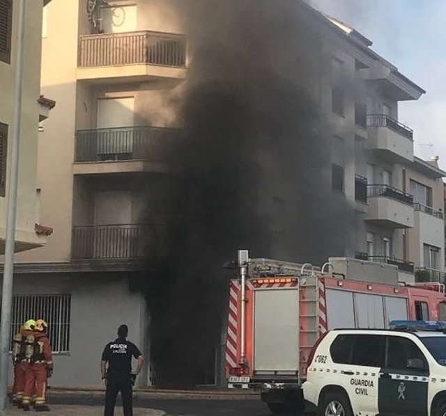 Incendio en un bar en L'Alcúdia