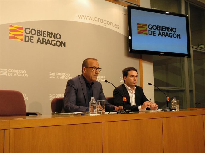 Faci y Almalé en rueda de prensa este viernes.