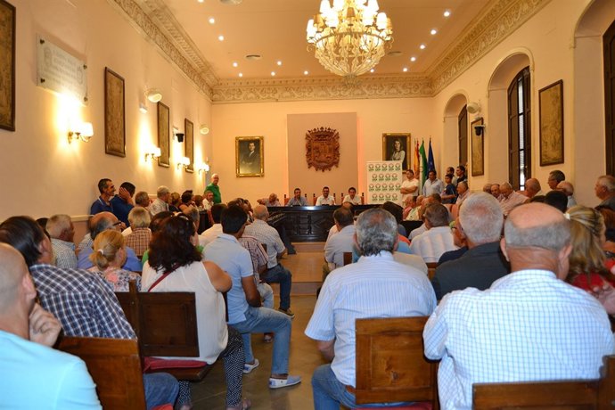 UPA-A se reúne con aceituneros de la provincia en Utrera