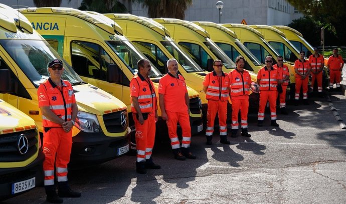 Nuevas UVI móviles incorporadas por la Consejería de Salud.