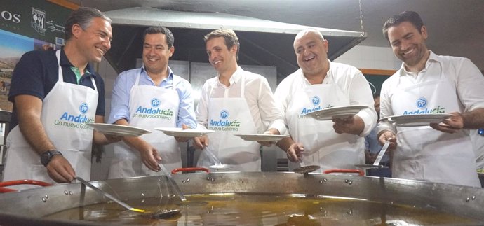 Bendodo, Moreno, Casado y Díaz
