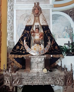 Imagen de la Virgen de Tíscar, patrona de Quesada.
