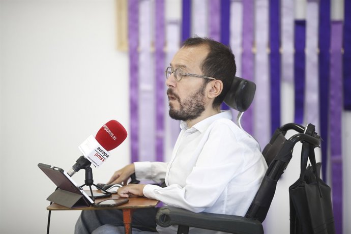 Entrevista d'Europa Press a Pablo Echenique