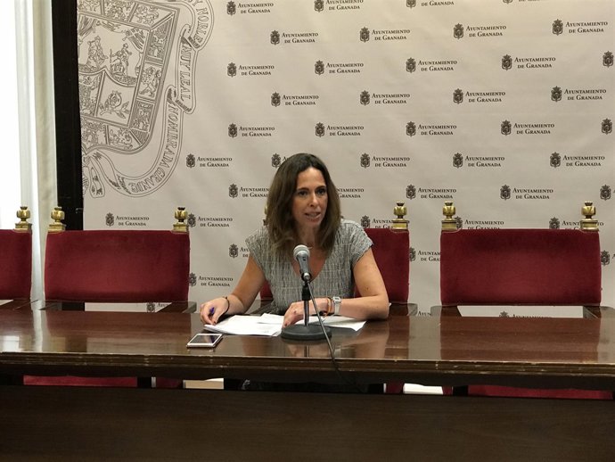 La portavoz del PP en el Ayuntamiento de Granada, Rocío Díaz.