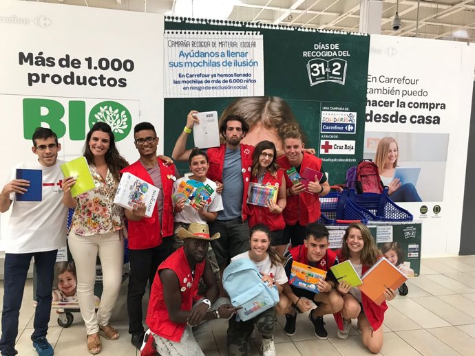Campaña de vuelta al cole solidaria en 2018