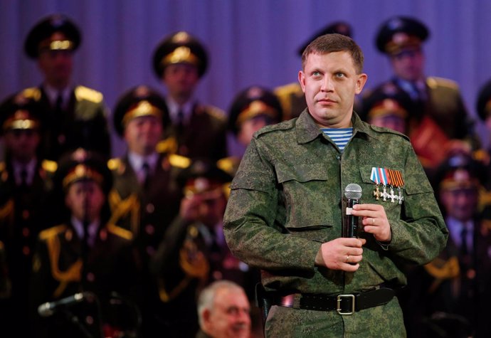 El líder de la autoproclamada república de Donetsk, Alexander Zakharchenko