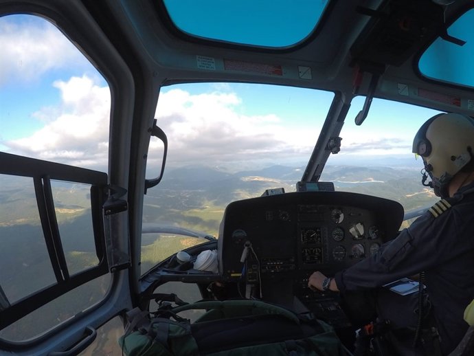 El GREIM de la Guardia Civil se desplaza al rescate en el pico Anie.