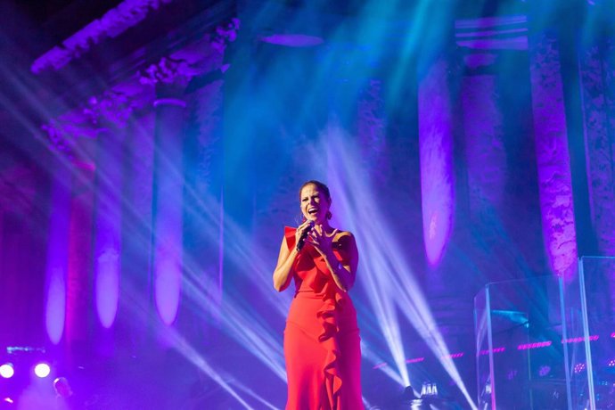 Pastora Soler en el teatro romano de Mérida