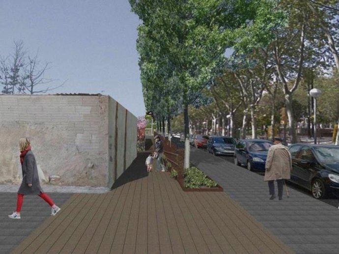 Remodelació de la Rambla Prim, al barri del Besòs